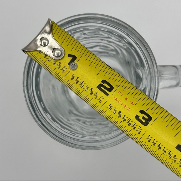 Clear Glass Cowboy Boot Fancy Design Beer Mug Stein - Picture 11 of 11